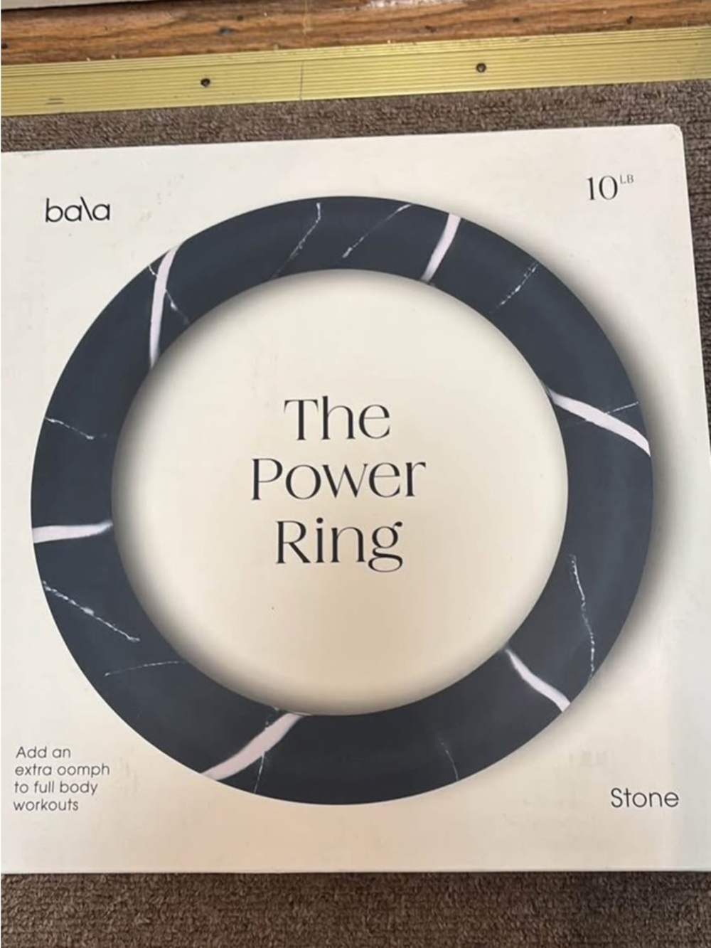 Bala Power Ring — BLACK with white accents NEW IN BOX